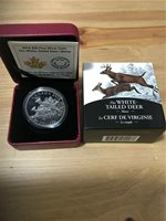 2015 Proof $20 Baby Animals #5-White-tailed Deer Fawn Canada .9999 silver twenty