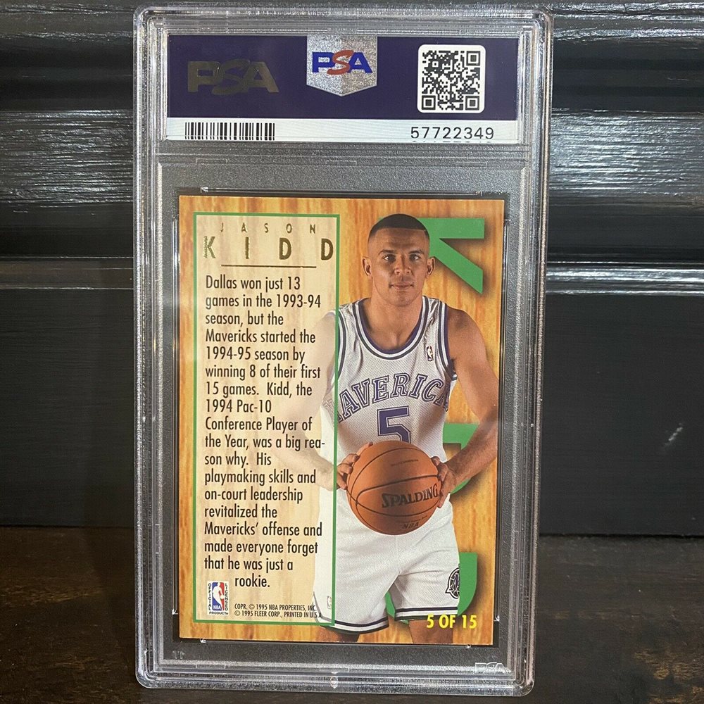 1994-95 Fleer Ultra All-Rookies #5 Jason Kidd PSA 9 Min