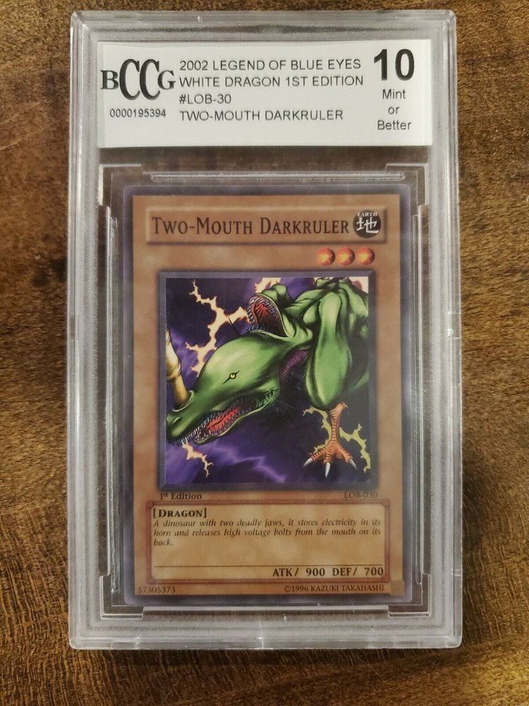 Unlimited Edition x3 Common Near Mint LOB-030 Two-Mouth Darkruler Unlimited Edition x3 Common Near Mint LOB-030 Two-Mouth Darkruler