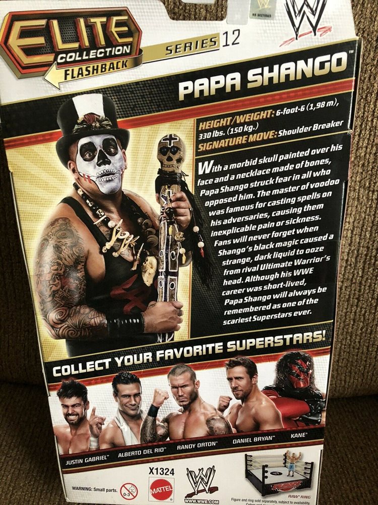WWE Papa Shango Elite Series 12 Mattel Figure NEW Wres