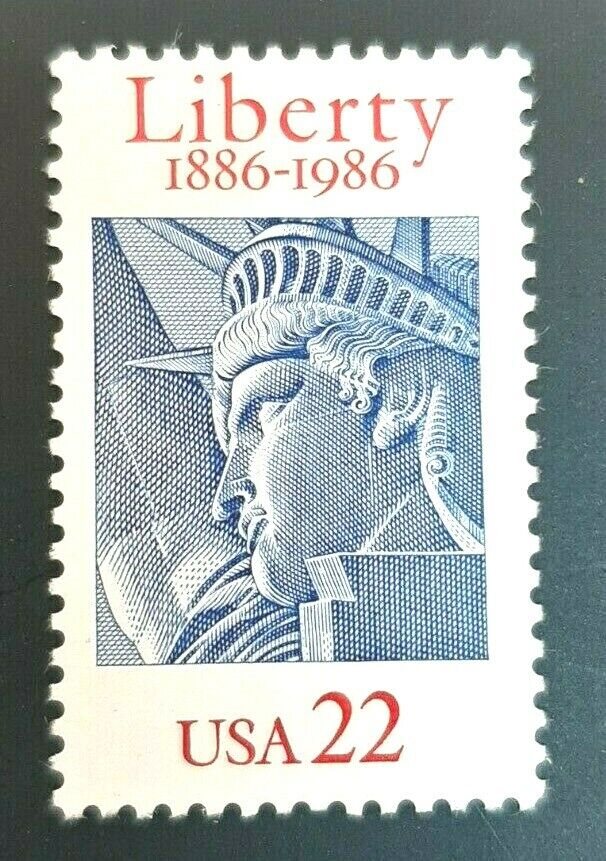 Scott 2224 22 Cent Stamp Statue of Liberty Centennia