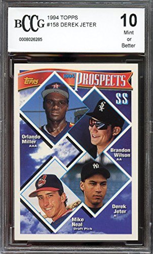 PSA 9 1994 upper deck #550 DEREK JETER new york yankees top prospects