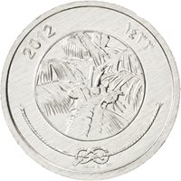 Single coin Original UNC KM#68 Maldives 1 Laari 2012 Banknotes