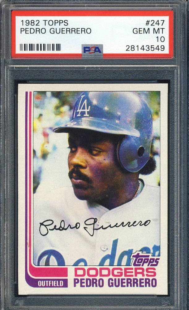 Auction Prices Realized Baseball Cards 1982 Topps Pedro Guerrero