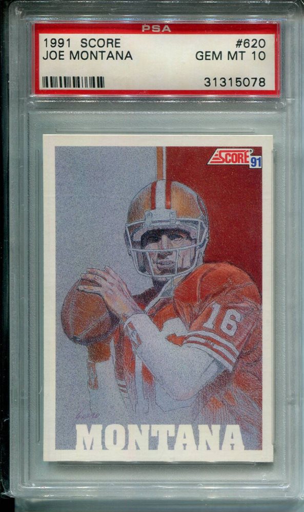 Auction Prices Realized Football Cards 1991 Score Joe Montana