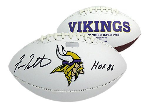 fran tarkenton signed football