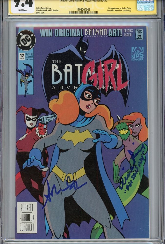 Batman Adventures 12 Cgc Ss 9 4 Hand Signed Arleen Sor Batman Adventures 12 Cgc Ss 9 4 Hand Signed Arleen Sor