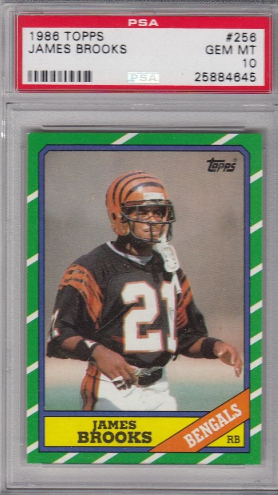 Auction Prices Realized Football Cards 1986 Topps James Brooks