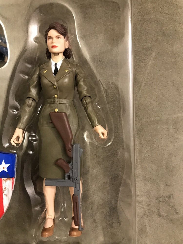 Marvel Legends Captain America Peggy Carter 80th Anniversary Figure Loose