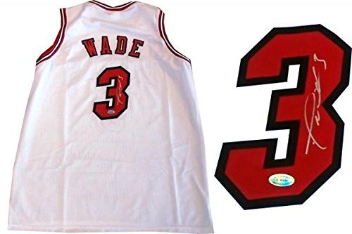d wade signed jersey